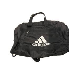 Adidas Defender Medium 20"x12"x10" Black White Duffel Bag